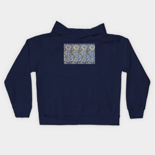 Kennet by William Morris, Vintage Textile Art Kids Hoodie